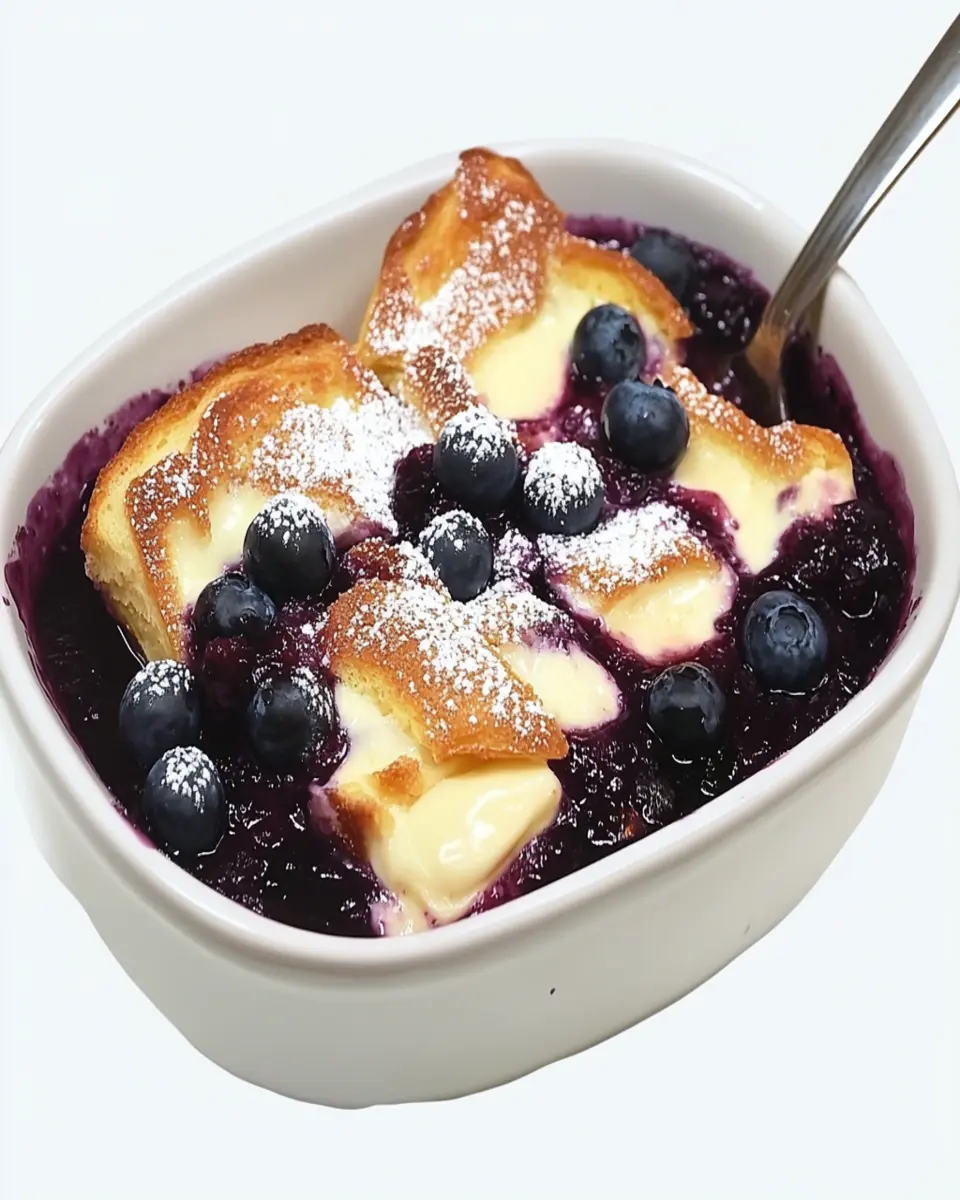 Irresistible Blueberry Cream Cheese French Toast Casserole First Image First Image