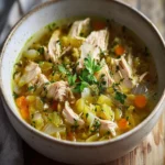 Savory Chicken and Cabbage Soup First Image First Image