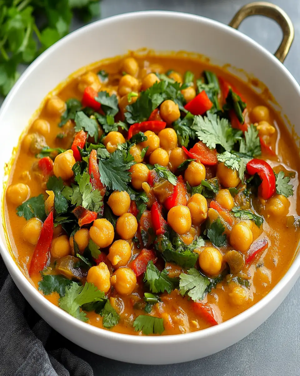 Easy Chickpea Curry First Image First Image