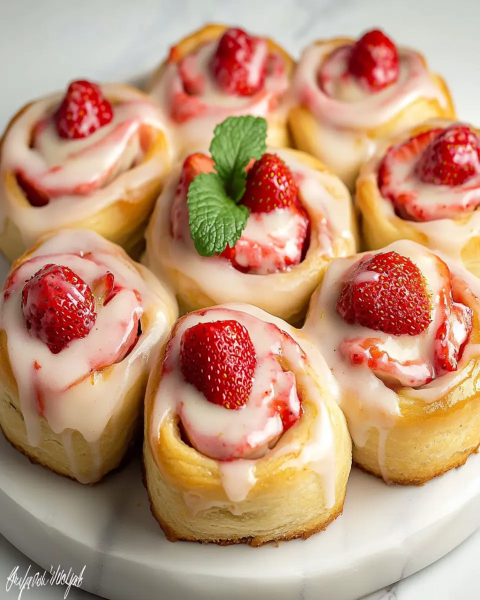 Strawberry Rolls First Image First Image