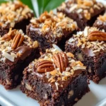 TOASTED COCONUT PECAN BROWNIES that Delight Every Bite! First Image First Image