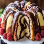 Chocolate Vanilla Marble Bundt Cake: Bake a Delight! First Image First Image