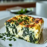 Easy Spinach and Cottage Cheese Breakfast Casserole First Image First Image