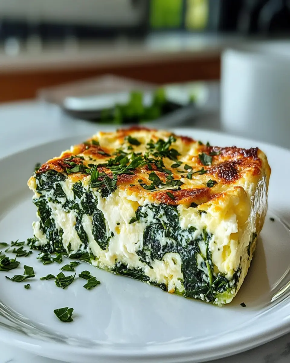 Easy Spinach and Cottage Cheese Breakfast Casserole First Image First Image