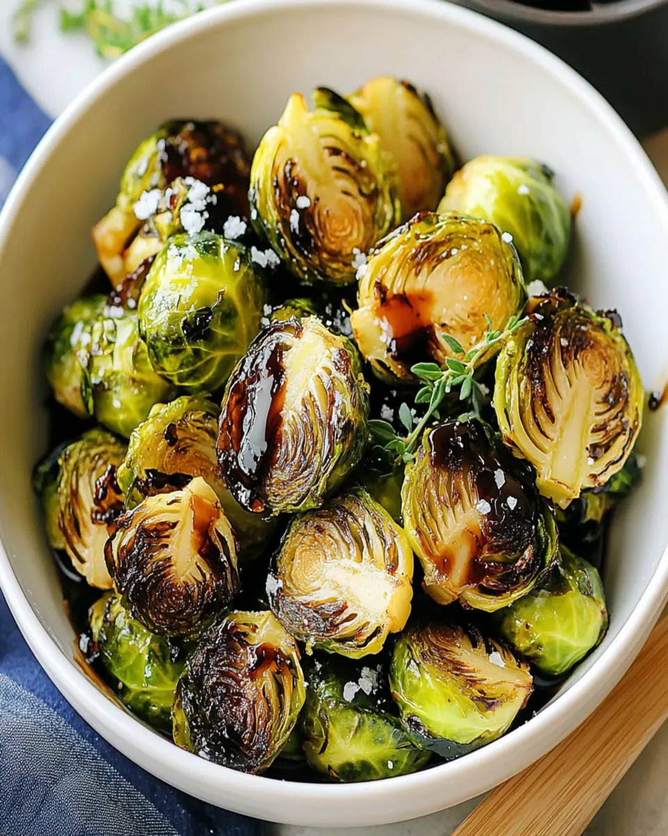 Air Fryer Crispy Brussels Sprouts First Image First Image