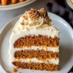 Moist Spiced Carrot Cake Recipe with Cream Cheese Frosting First Image First Image