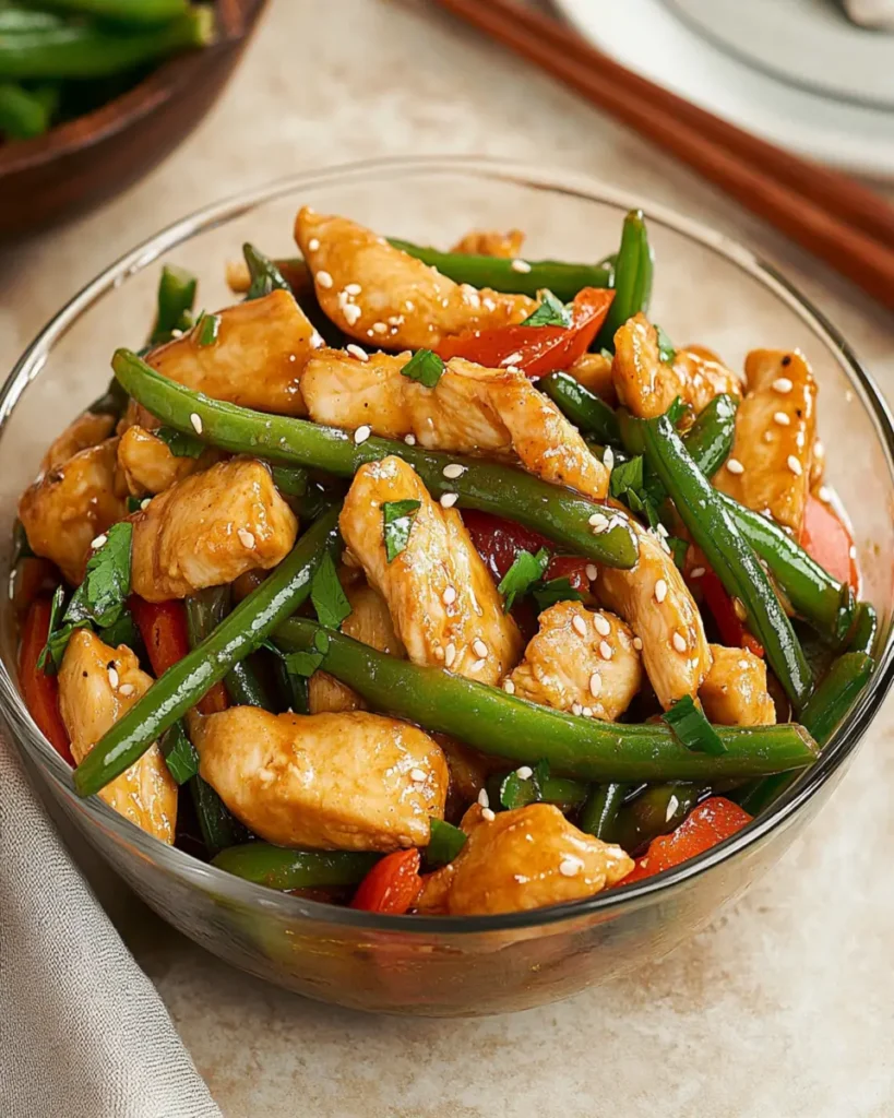 Chicken and Green Bean Stir Fry First Image First Image