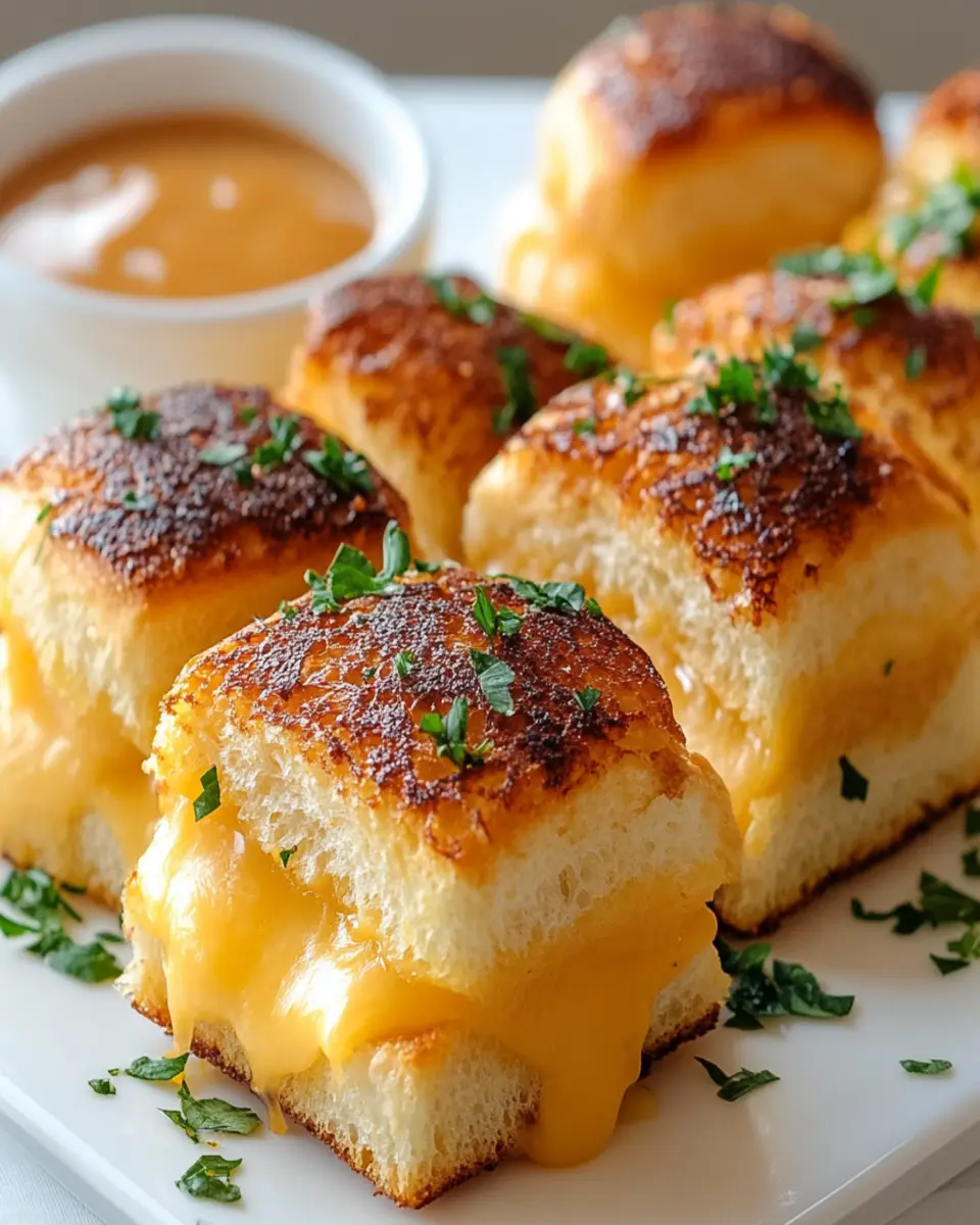 Ultimate Mini Grilled Cheese Hawaiian Rolls Recipe First Image First Image