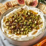 5 Minute Goat Cheese Dip with Fig Jam & Pistachios First Image First Image