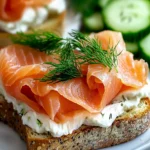 Irresistible Smoked Salmon Sandwich with Cream Cheese Recipe First Image First Image