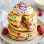 Homemade Funfetti Pancakes (Birthday Cake Pancakes) First Image First Image