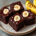 Fudgy Banana Bread Brownies Recipe First Image First Image